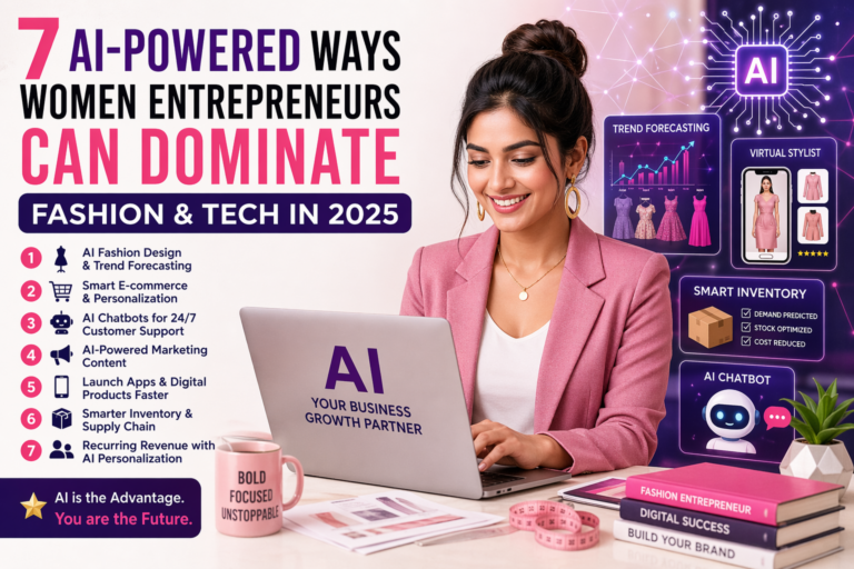 7 AI-Powered Ways Women Entrepreneurs Can Dominate Fashion & Tech in 2026 Proven Growth Strategies