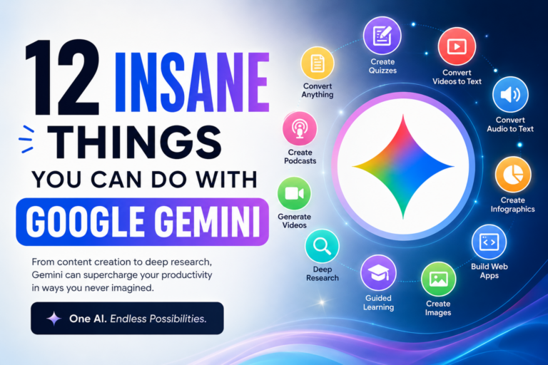 12 Insane Things You Can Do With Google Gemini